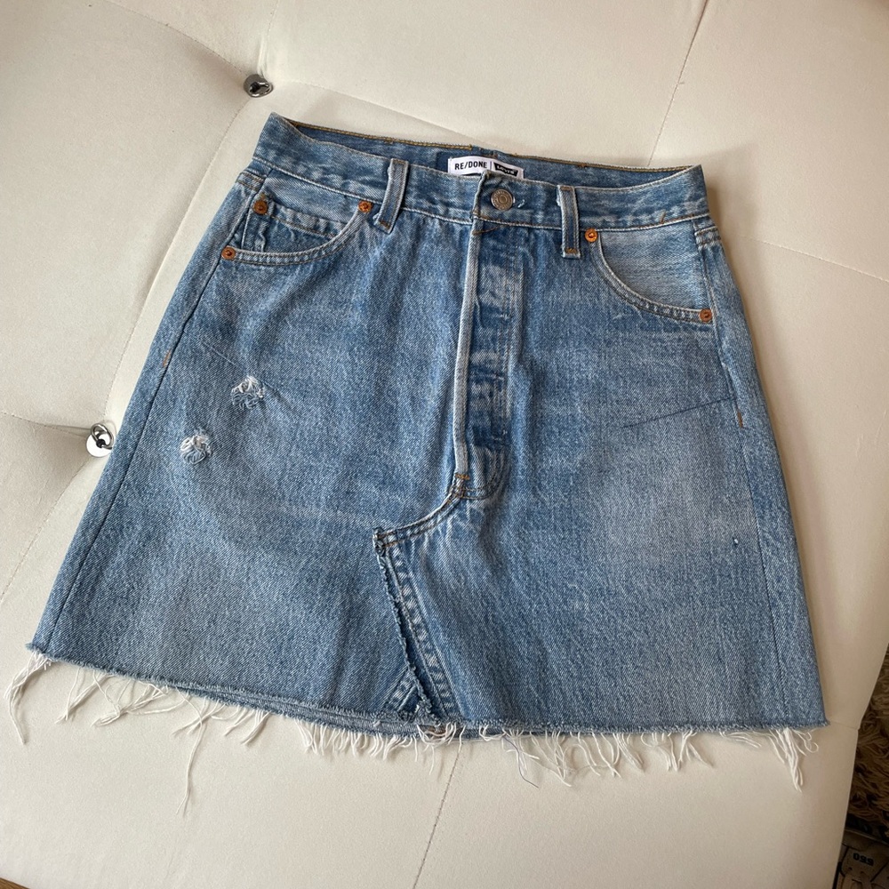 Re/Done x Levi’s denim skirt, never worn
